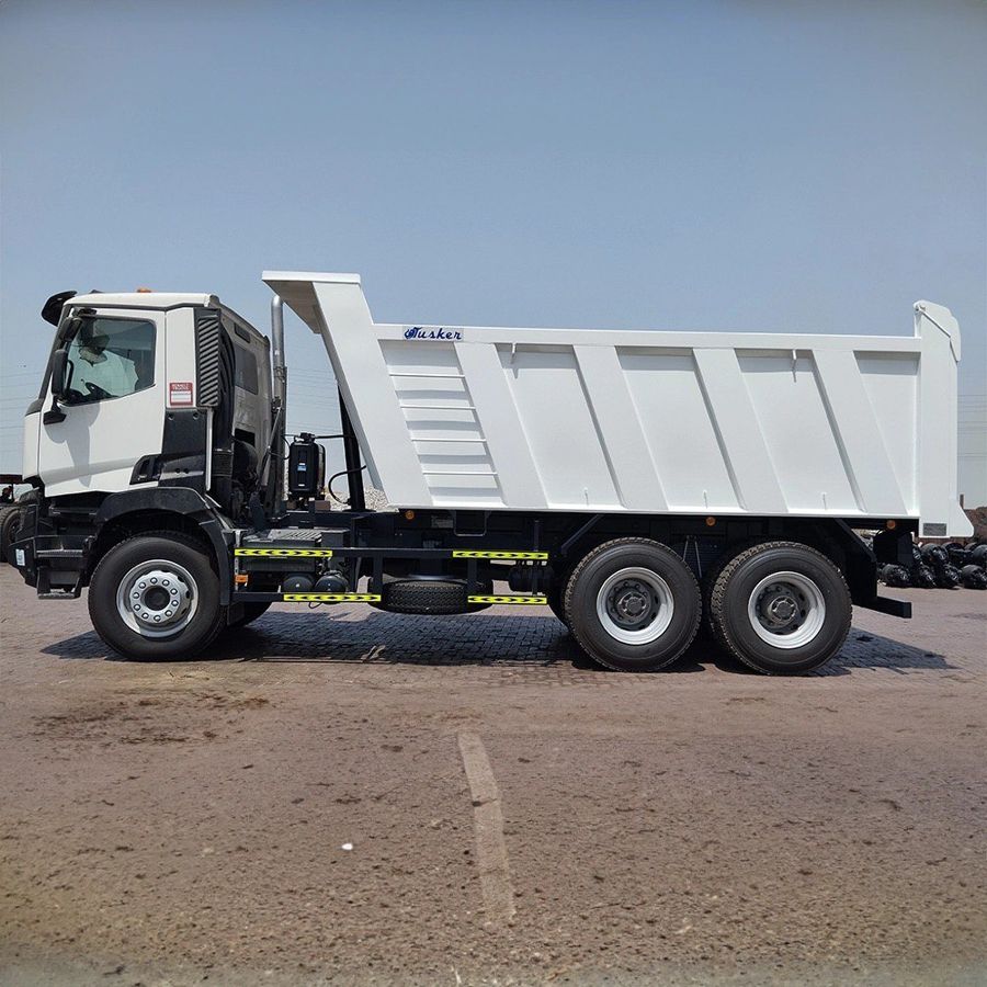 Tipper truck for waste removal
